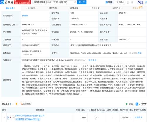 杰恩設(shè)計跨界布局微電子與AI業(yè)務(wù)，戰(zhàn)略意圖引關(guān)注